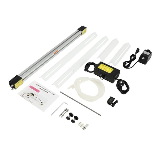 Acryl Varmebøjningsmaskine, 1000W Effekt, Justerbar Temperatur, Maksimal Bøjningsbredde 600mm,Rummet Grå, EU stik