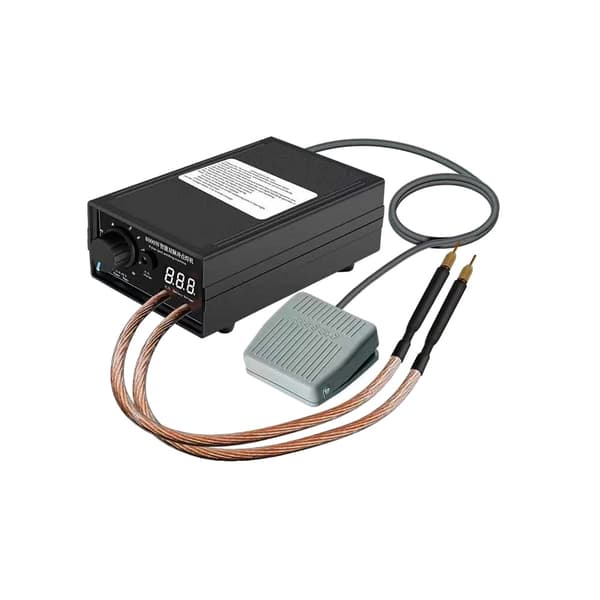 8000W Højtydende Dual Pulse Punktsvejsningsmaskine, Digital Skærm, Bærbart Design,Sort