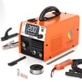 Miniatyrbillede 2 af 2: MIG-svejser, 220V/110V, 6,3 kg vægt,HBM200
