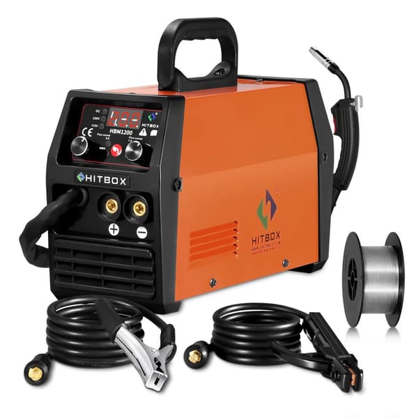 HITBOX Svejsemaskine, 110V/220V Indgangsspænding, 7kg Letvægtsdesign,HBM1200