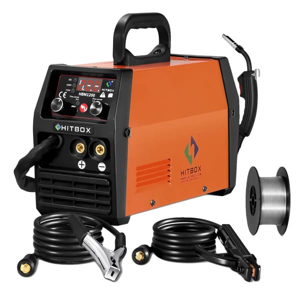 HITBOX Svejsemaskine, 110V/220V Indgangsspænding, 7kg Letvægtsdesign,HBM1200