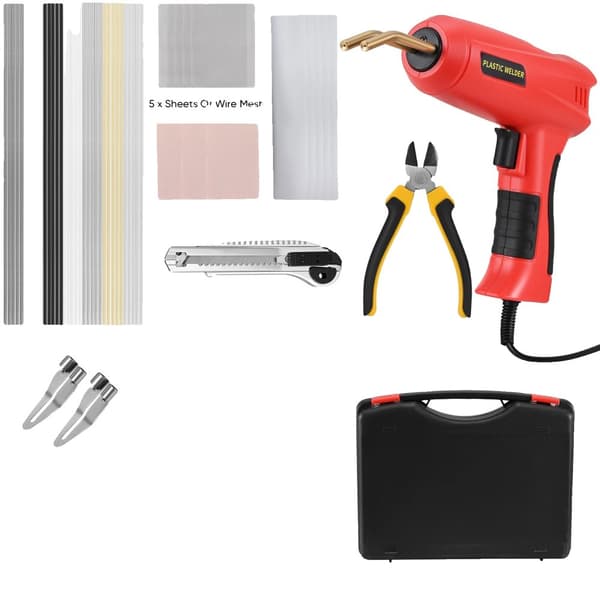 Plastsvetsningsmaskine, 200W effekt, EU-stik, 1200 dele inkluderet,220V EU stik