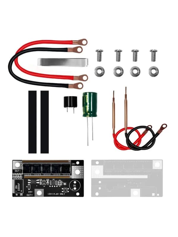 DIY Punktsvejsningsmaskine, Justerbare Effekttrin, Høj Strømkapacitet, Integreret Buzzer og Indikator,kontroltavle
