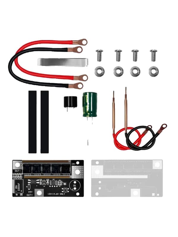 DIY Punktsvejsningsmaskine, Justerbare Effekttrin, Høj Strømkapacitet, Integreret Buzzer og Indikator,kontroltavle