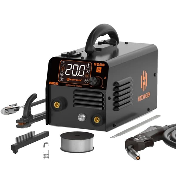 MIG-svejser, 3 i 1 funktionalitet, automatisk trådmatning, dual spændingskapacitet,HVM200