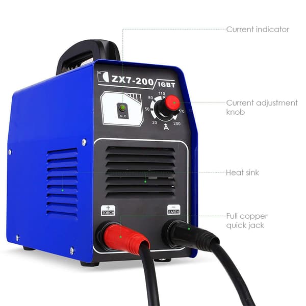 Svejsemaskine, justerbar strøm 20-120A, IGBT inverter svejser