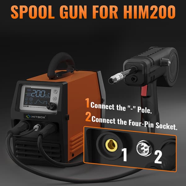 Spool Gun, 3M Længde, CE Certificeret,3m