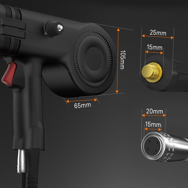 Spool Gun, 3M Længde, CE Certificeret,3m