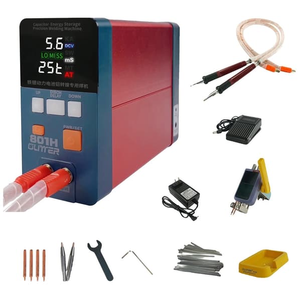 Pulse Batteri Punktsvejsningsmaskine, 19,8KW Spidseffekt, 3500A Spidstrøm,801H