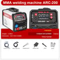 Miniatyrbillede 2 af 2: ARC svejsemaskine, 180A output, kompakt design, dobbelt spænding 110/220V,ARC-200ARC-200