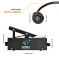 Miniatyrbild 4 av 4: Fotpedalskontroll, 0-250 Ampere intervall, Universell TIG-kompatibilitet,HBT250PACDC 110 220V