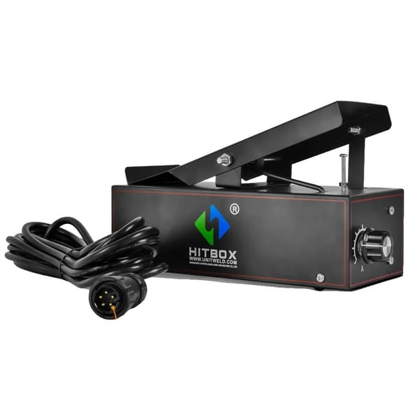Fodpedalcontroller, 0-250 Amp rækkevidde, universel TIG-kompatibilitet,HBT250PACDC 110 220V