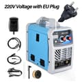 Pikkukuva 2 / 2: Hitsauskone, ARC/MIG/TIG-ominaisuudet, Kaasu/Ei-kaasu MIG-hitsaus, 220V EU-pistoke sininen