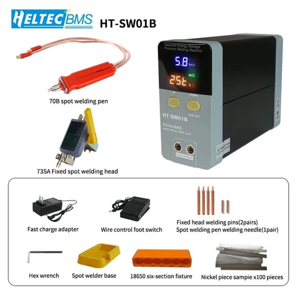 Transportabel Punktssvejser, 11,6KW Topkraft, Hurtig Opladningstid, Allsidig Svejsetykkelse,EU Stik, HT-SW01BHT-SW01B