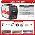 Miniatyrbillede 2 af 2: Inverter svejser, LED display, Multifunktionel maskine, Pakke 2