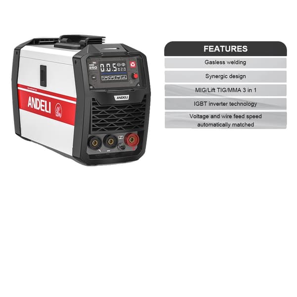 Inverter svejser, LED display, Multifunktionel maskine, Pakke 2