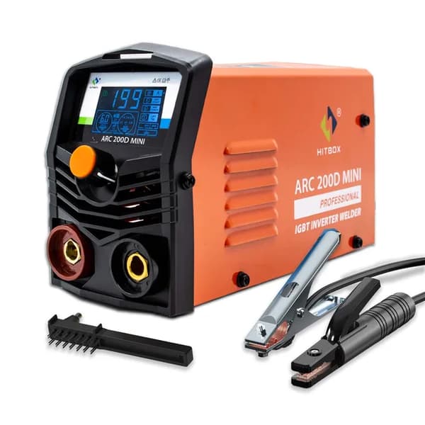 Hitsauskone, 200A MMA&LIFT TIG, LCD-näyttö, ARC 200D MINI