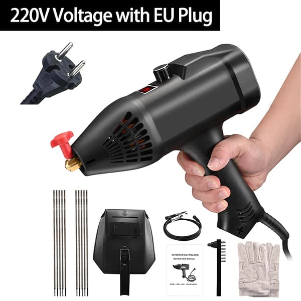 MMA Elektrode Svejsemaskine, 3000W Effekt, Justerbar Strøm, Letvægtsdesign,220V EU Stik