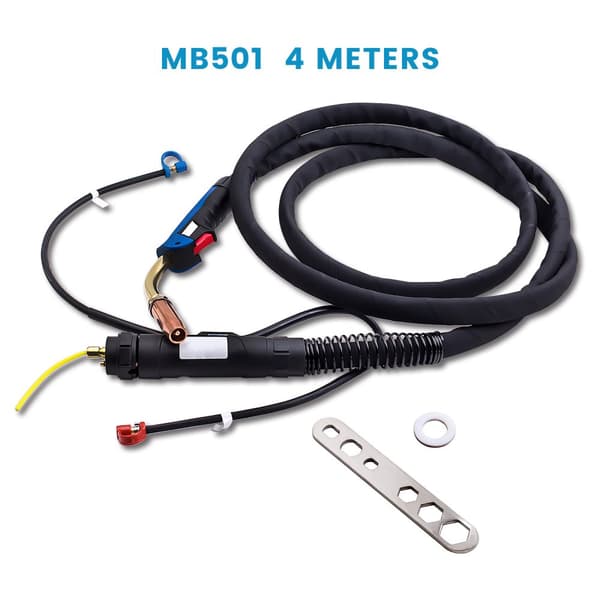 4M MIG MAG Svetsbrännare, Vattenkylt System, Flexibel Slang, Ergonomisk Design