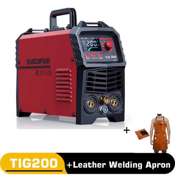 TIG-svejser, Dual 110V/220V indgang, 10-200A strømområde,TIG200-4