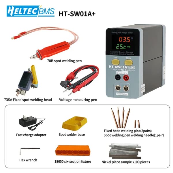 Punktsvets, hög effekt, kondensator lagringsbatteri, EU-kontakt, HT-SW01A Lägg till