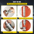 Miniatyrbillede 4 af 4: Hydraulisk kobling, 1/2" NPT gevind, 5076 PSI vurdering, kompatibel med skid steer læssemaskiner,8 Par