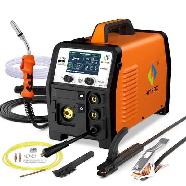 Svetsmaskin, MIG-gas, gaslös, MMA/LIFT TIG,HIM250 DPP