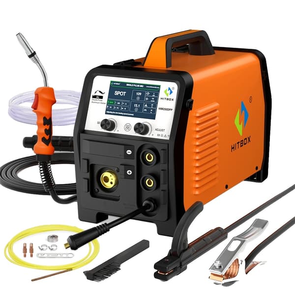 Svetsmaskin, MIG-gas, gaslös, MMA/LIFT TIG,HIM250 DPP