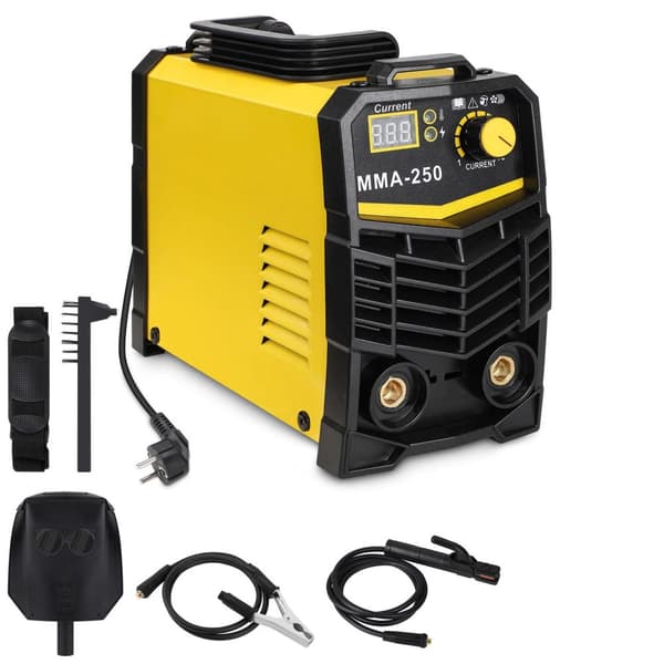 Kannettava mini hitsauskone, 250A virta-asetusten alue, digitaalinen näyttö,220V