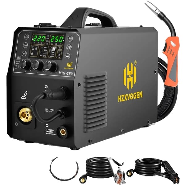 MIG-svejser, gasløs MIG, Lift TIG, elektrode-svejsning,MIG250 Ny