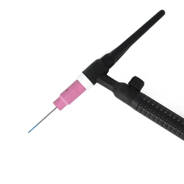 TIG-hitsauspoltin, kaapelin pituus, käyttöjakso 35%, elektrodikoko 0,5-2,4 mm,4M