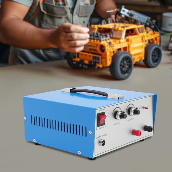 Pistehitsauslaite, 600W Teho, Kaksitoimiset Käyttötilat, Tehokas Hitsausalue 0,5-1,5mm,Sininen