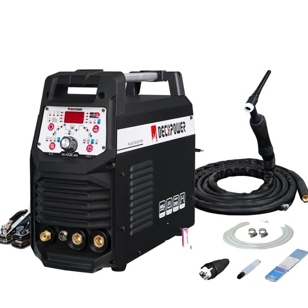 TIG-svejsemaskine, dual pulsfunktion, 200A udgangsstrøm, multifunktionel,220V, EASYTIG-200