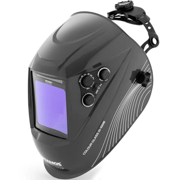 Automaattinen hitsauskypärämaski värillisellä kentällä COLOR GLASS XI-100B