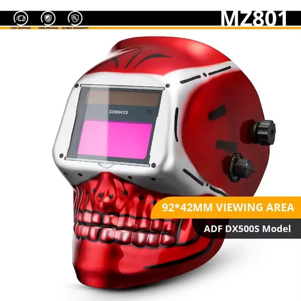 Svetsmask, 92*42mm siktområde, ADF DX-500S modell, automatisk mörkningsfunktion,MZ801