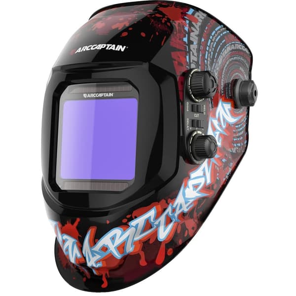 Svetsmask, automatisk mörkning, True Color Optics, lättviktig design,HSH-G999-B