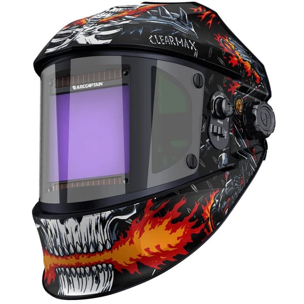 Svetsmask, 180° Siktområde, Automatisk Mörkning på 1/25000 Sekunder, Dubbel Strömförsörjning,AR-WC038