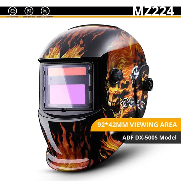 Svetsmask, Auto-Dunkelning, 92*42mm Siktområde, Solenergi-driven,MZ224