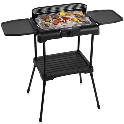 Princess Elektrisk grill på avtagbart stativ med sidebord
