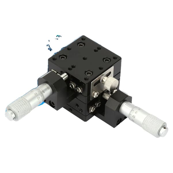 Mikrometer Skydetabel, Præcisionsbevægelse, Holdbar Aluminiumskonstruktion,sort
