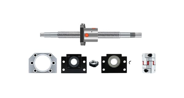 16mm kugleskrue sæt, BKBF12 støtte, DSG16H møtrikhus,200mm, SFU1605 Sæt