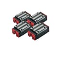 Miniatyrbillede 1 af 2: Lineær Guide Slider Vogne, 4 stk HGH20CA, Lavt Støjniveau,4 stk HGH20CA