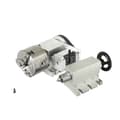 Miniatyrbillede 1 af 2: CNC Rotationsdelingshoved, 3-krone chuck, tailstock 65mm, Nema23 steppermotor,K11-80mm