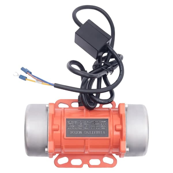 Vibrationsmotor, 100W effekt, 3000 omdr/min hastighed, IP65 beskyttelse,220V, Appelsin