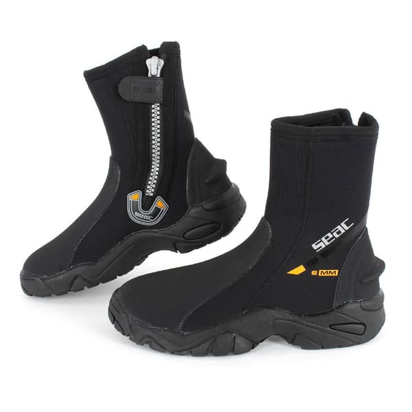 Seacsub Tossut Pro Hd 6 Mm Musta EU 42-43