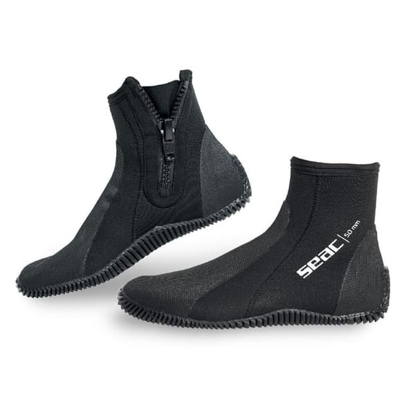 Seacsub Tossut Regular 5 Mm Musta EU 43-44