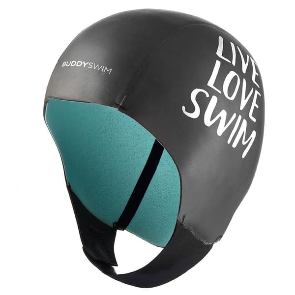 Buddyswim Neopren Hætte Smooth Skiin 2.5 Mm Sort M