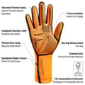 Pikkukuva 3 / 3: Buddyswim Neopreenikäsineet Trilaminate Warmth 2.5 Mm Oranssi M