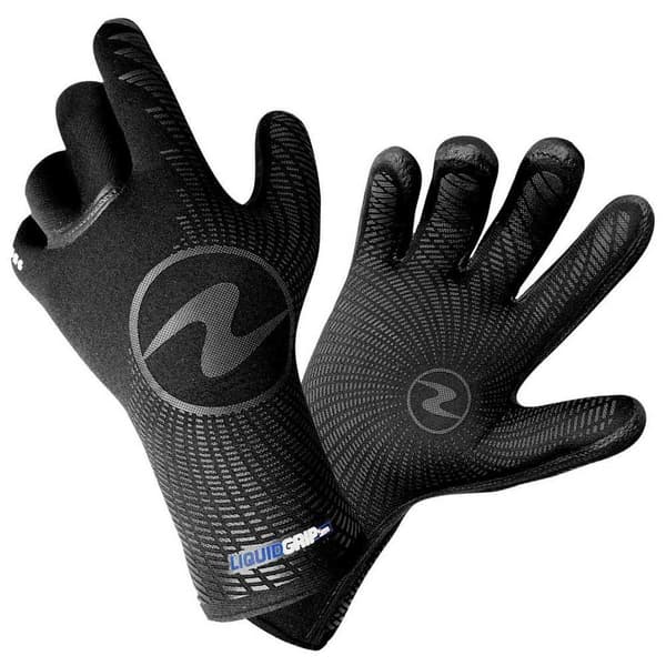 Aqualung Käsineet Dry Liquid Seams 5f 5 Mm Musta S