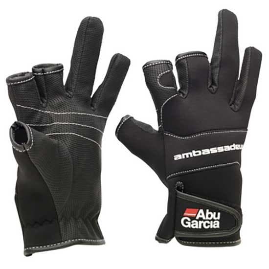 Abu Garcia Neopren Handsker Sort XL Mand